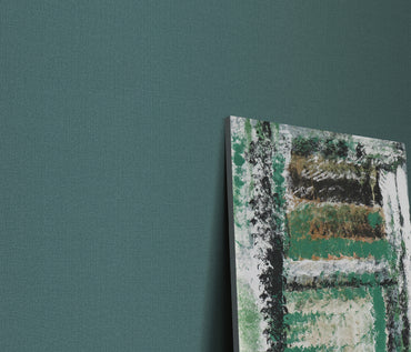 Teal Linen Wallpaper Green Blue Wallpaper Textured Wallpaper Dark Teal Wall Covering Moody Modern Wallpaper Japandi Accent Wall Luxury