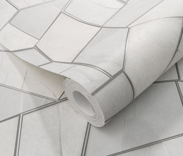 Light Grey Wallpaper Geometric Wallpaper Modern Wallpaper Neutral Wallpaper Abstract Wallpaper Minimalist Wallpaper Accent Wall Wallpaper