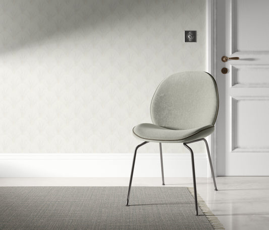 White Wallpaper Neutral Wallpaper Ivory Wallpaper Minimal Wallpaper Textured Wallpaper Vinyl Wallpaper Art Deco Wallpaper Geometric