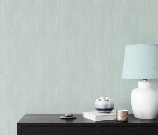 Light Green Wallpaper Modern Minimalist Wallpaper Textured Vinyl Wall Covering Soft Mint Neutral Home Decor