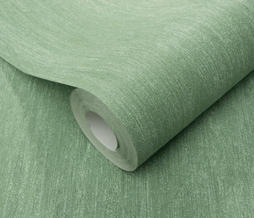 Sage Green Wallpaper Textured Vinyl Wallpaper Non Woven Minimalist Plain Fabric Effect Wall Decor