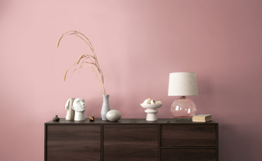 Soft Pink Textured Vinyl Wallpaper