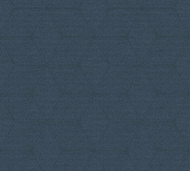 Dark Blue Geometric Textured Vinyl Wallpaper