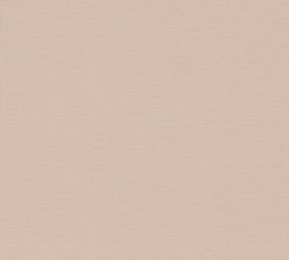 Light Beige Textured Vinyl Wallpaper – Linen Fabric Look