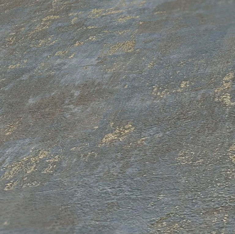 Modern Rustic Blue Gray Textured Faux Concrete wallpaper