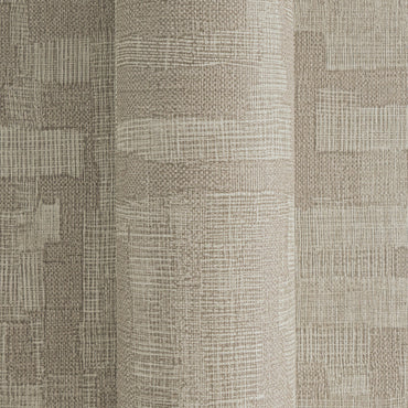 Taupe Geometric Textured Vinyl Wallpaper