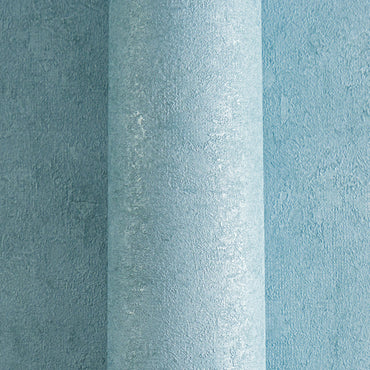 Blue Metallic Textured Wallpaper