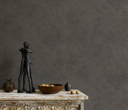 Charcoal Deep Graphite modern wallpaper Dark concrete wallpaper Industrial texture wallpaper