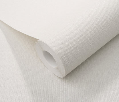 Off White Linen modern textured wallpaper Minimal fabric wallpaper Neutral wallpaper Scandinavian bedroom bathroom wallpaper