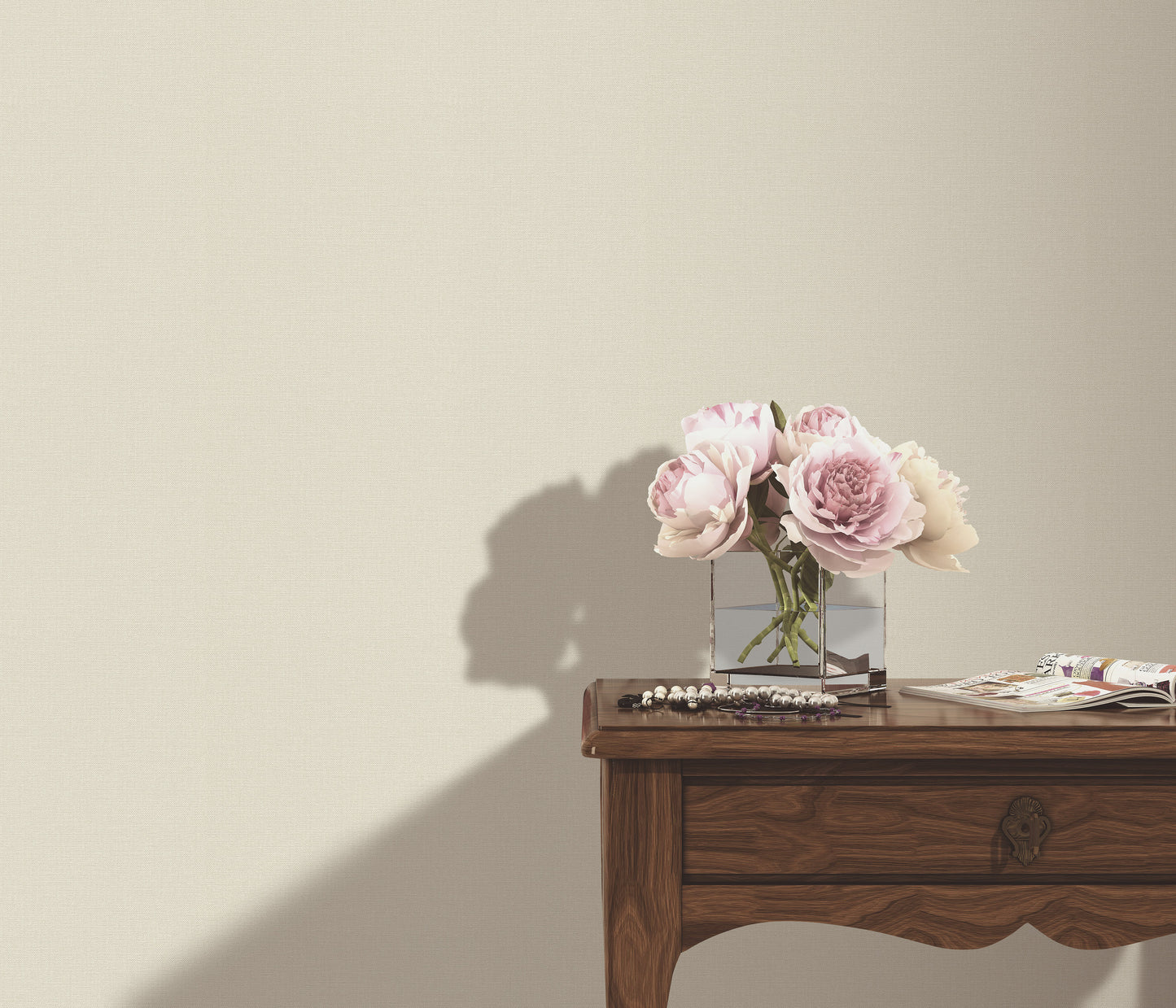 Ivory Linen Wallpaper Cream Textured Wallpaper Neutral Wall Covering Warm White Wallpaper Minimalist Modern Japandi Wallpaper Soft Beige