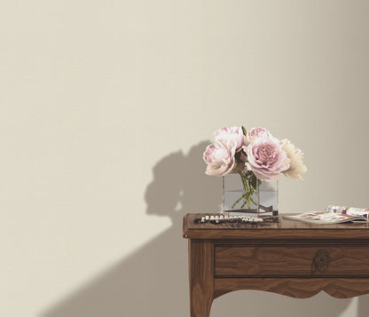 Ivory Linen Wallpaper Cream Textured Wallpaper Neutral Wall Covering Warm White Wallpaper Minimalist Modern Japandi Wallpaper Soft Beige