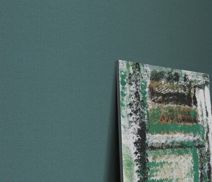 Teal Linen Wallpaper Green Blue Wallpaper Textured Wallpaper Dark Teal Wall Covering Moody Modern Wallpaper Japandi Accent Wall Luxury