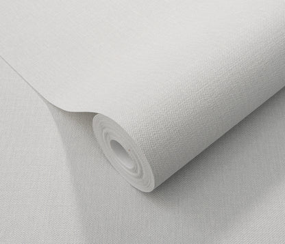 Light Gray Wallpaper Textured Wallpaper Linen Wallpaper Neutral Gray Wallpaper Modern Minimalist Wallpaper Japandi Wallpaper Soft Silver