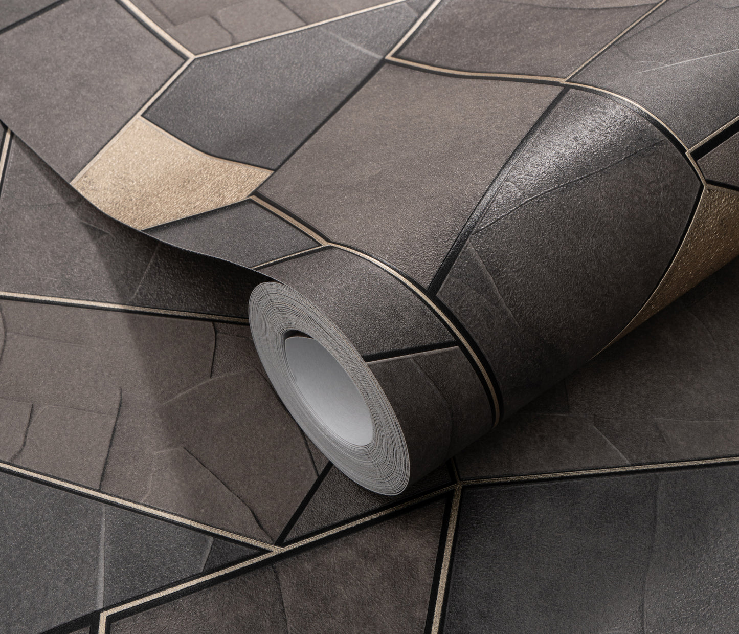 Dark Wallpaper Geometric Wallpaper Black Wallpaper Gold Wallpaper Modern Wallpaper Luxury Wallpaper Abstract Wallpaper Accent Wall Wallpaper