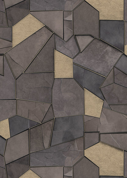 Dark Wallpaper Geometric Wallpaper Black Wallpaper Gold Wallpaper Modern Wallpaper Luxury Wallpaper Abstract Wallpaper Accent Wall Wallpaper