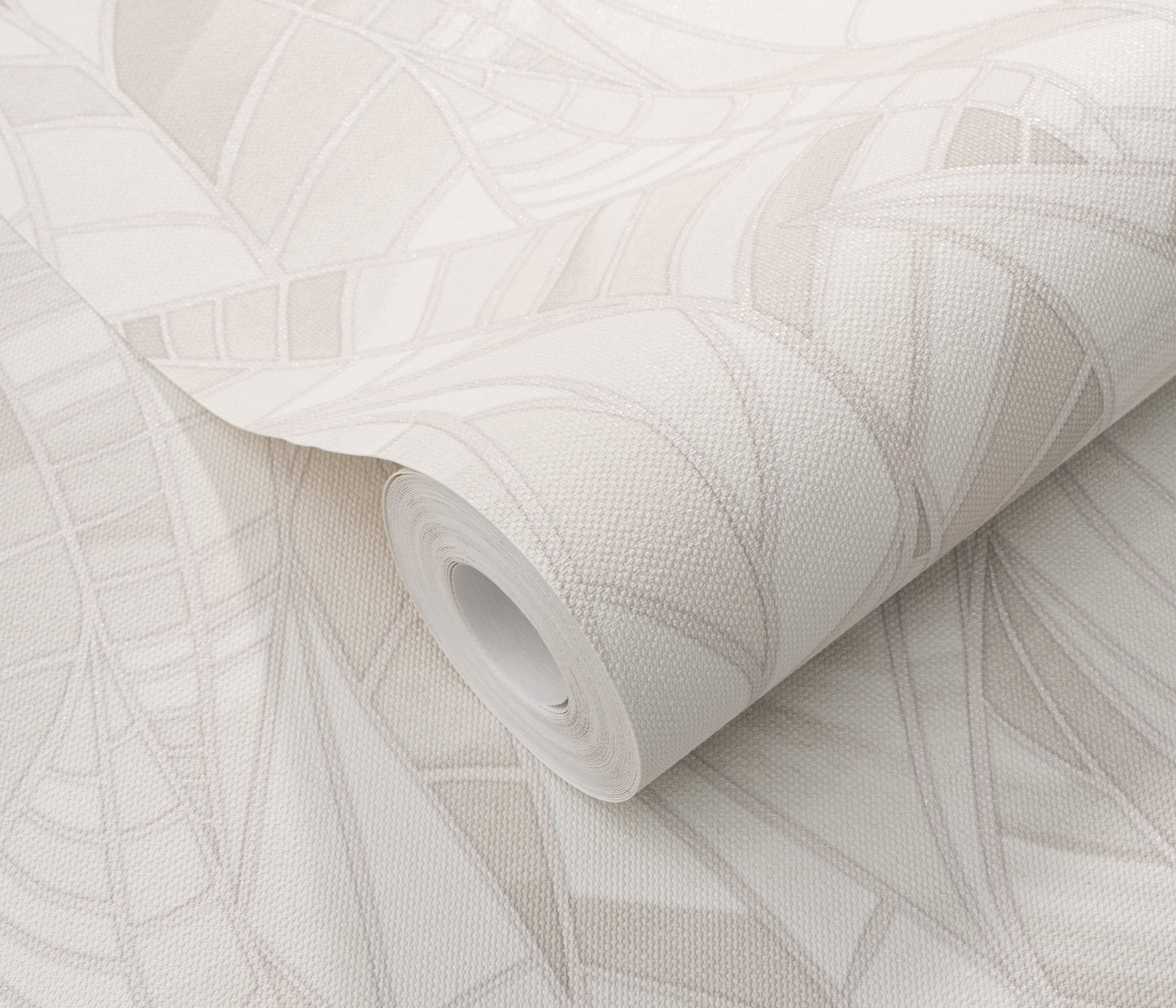 White Leaf Wallpaper Neutral Wallpaper Botanical Wallpaper Modern Wallpaper Textured Wallpaper Vinyl Wallpaper Minimal Wallpaper Accent Wall