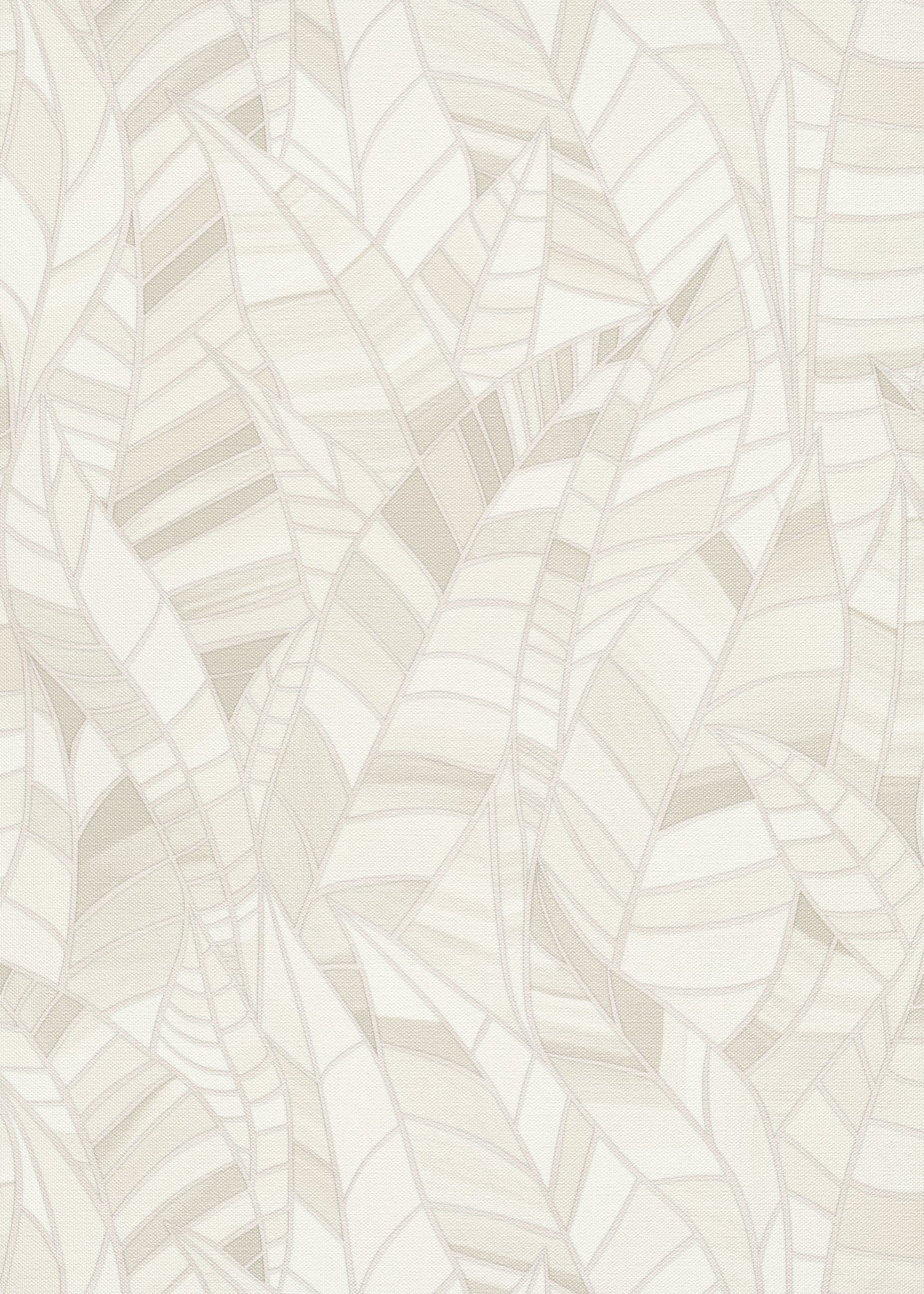 White Leaf Wallpaper Neutral Wallpaper Botanical Wallpaper Modern Wallpaper Textured Wallpaper Vinyl Wallpaper Minimal Wallpaper Accent Wall