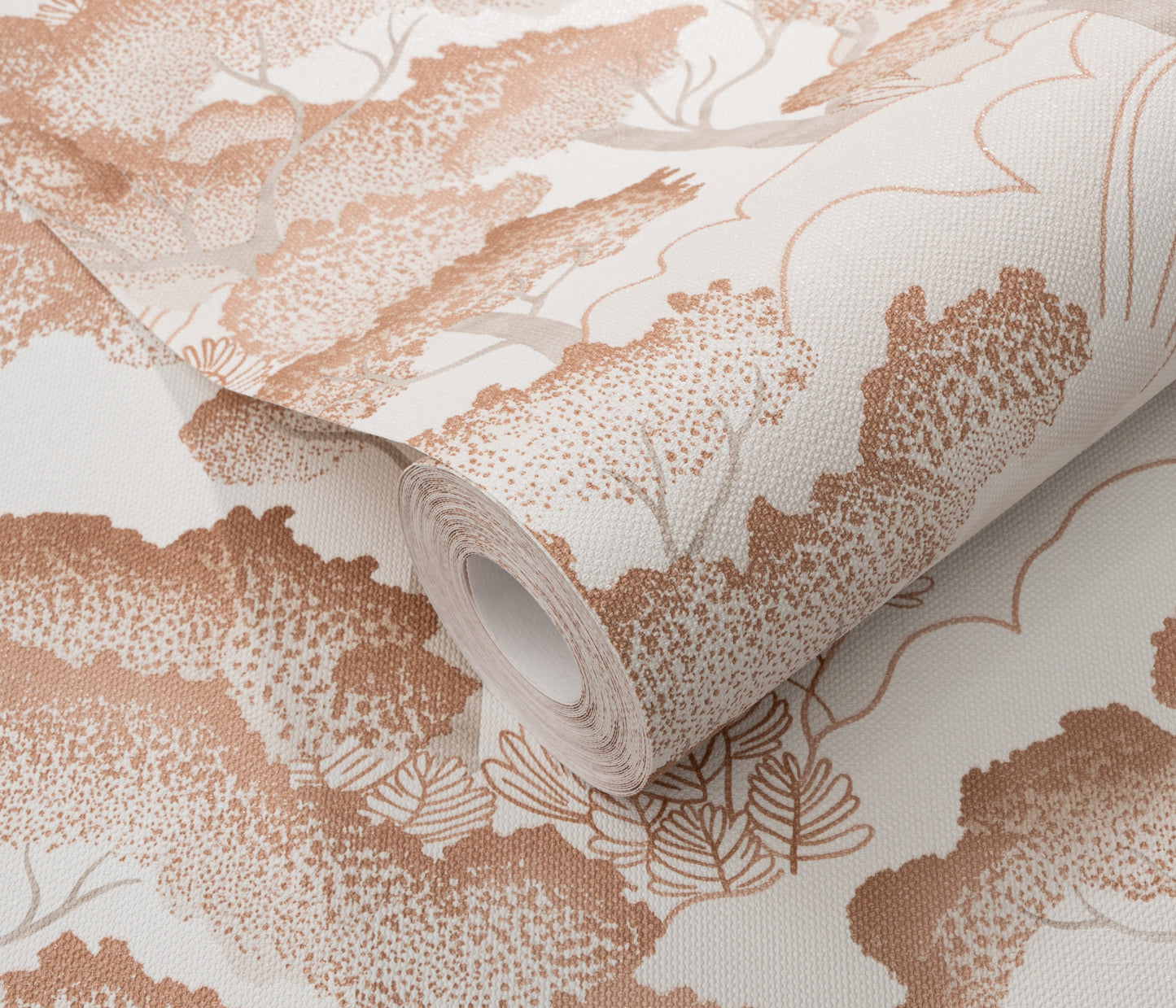 Terracotta Wallpaper Neutral Wallpaper Chinoiserie Wallpaper Tree Wallpaper Forest Wallpaper Beige Wallpaper Boho Wallpaper Warm Wallpaper