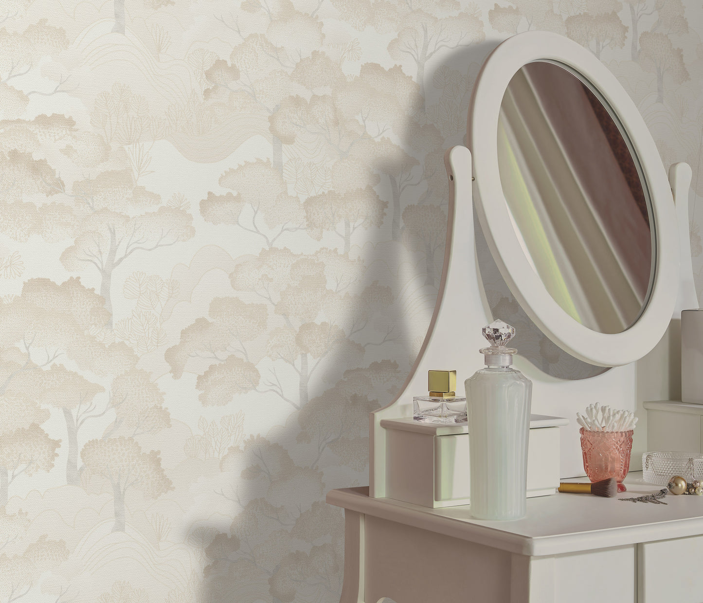 Beige Wallpaper Neutral Wallpaper Minimalist Wallpaper Chinoiserie Wallpaper Tree Wallpaper Forest Wallpaper Cream Wallpaper Textured