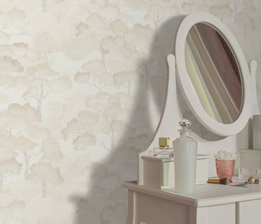 Beige Wallpaper Neutral Wallpaper Minimalist Wallpaper Chinoiserie Wallpaper Tree Wallpaper Forest Wallpaper Cream Wallpaper Textured