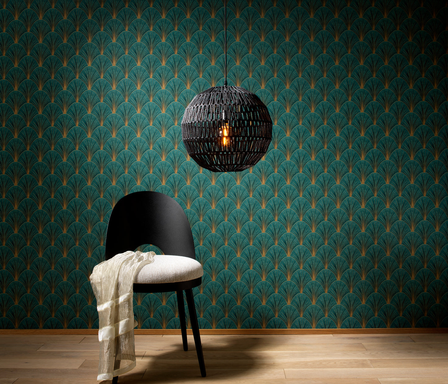 Art Deco Wallpaper Dark Green Wallpaper Emerald Wallpaper Gold Wallpaper Geometric Wallpaper Textured Wallpaper Vinyl Wallpaper Luxury