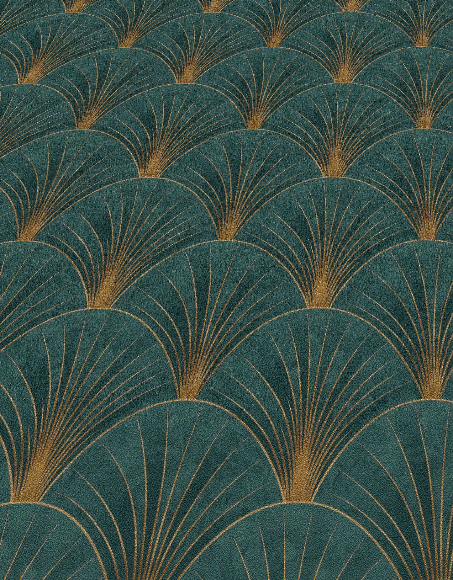 Art Deco Wallpaper Dark Green Wallpaper Emerald Wallpaper Gold Wallpaper Geometric Wallpaper Textured Wallpaper Vinyl Wallpaper Luxury