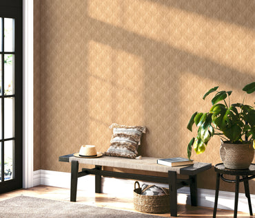 Neutral Wallpaper Beige Wallpaper Taupe Wallpaper Gold Wallpaper Art Deco Wallpaper Geometric Wallpaper Textured Wallpaper Vinyl Wallpaper