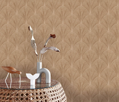 Neutral Wallpaper Beige Wallpaper Taupe Wallpaper Gold Wallpaper Art Deco Wallpaper Geometric Wallpaper Textured Wallpaper Vinyl Wallpaper