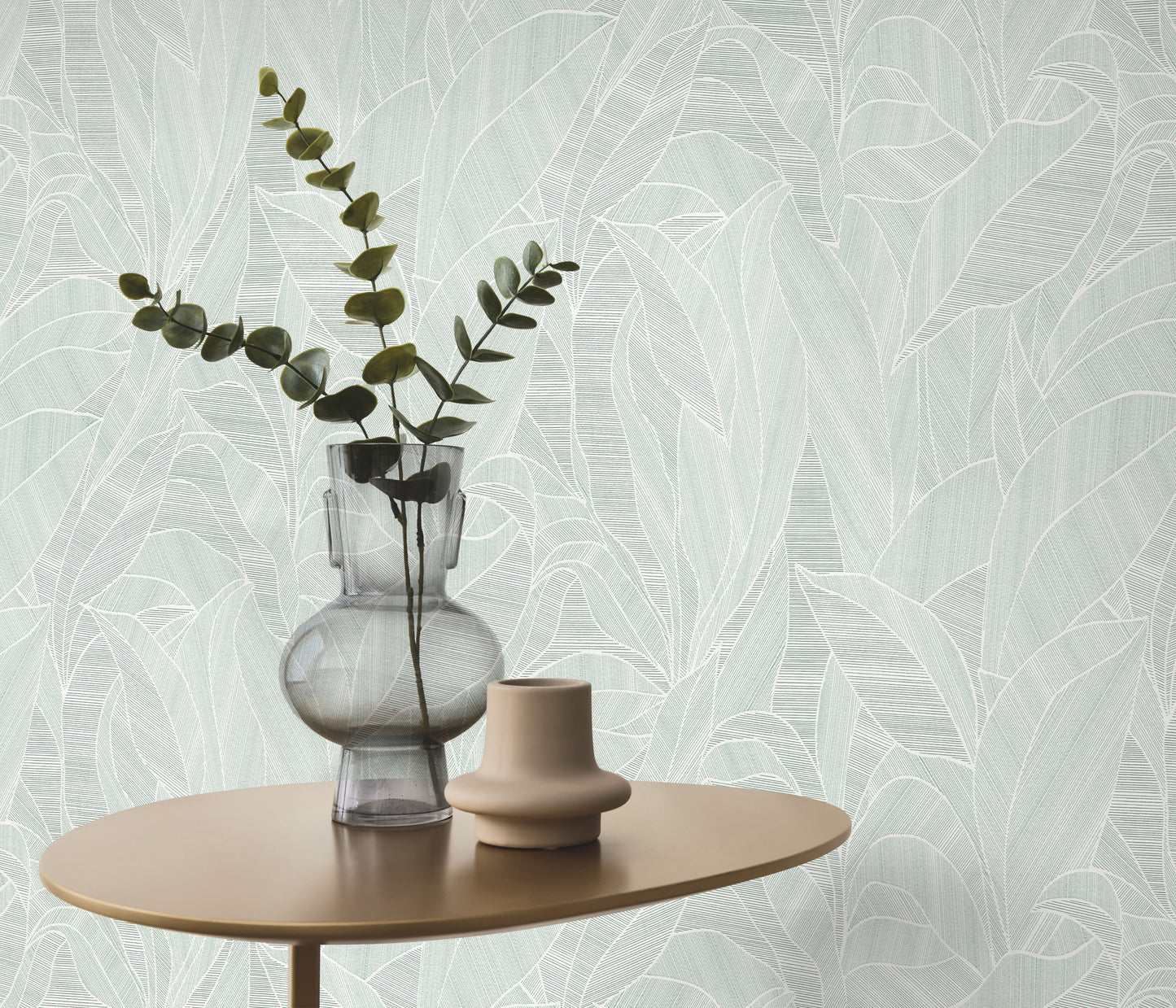 Sage Green Geometric Wallpaper | Modern Abstract Line Wallpaper | Textured Vinyl Wallpaper | Minimalist Neutral Wall Decor Cameo Collection