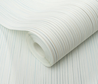 Pastel Stripe Wallpaper | Soft Neutral Vertical Line Wallpaper | Modern Textured Vinyl Wallpaper | Minimalist Wall Decor | Cameo Collection