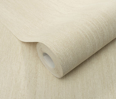 Modern Beige Textured Wallpaper | Vinyl Wallpaper Non-Woven | Neutral Sand Minimalist Wall Covering | Warm Fabric Effect | Cameo Collection