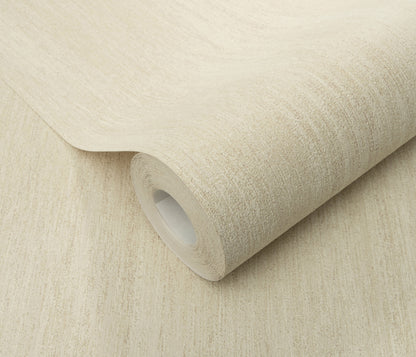 Modern Beige Textured Wallpaper | Vinyl Wallpaper Non-Woven | Neutral Sand Minimalist Wall Covering | Warm Fabric Effect | Cameo Collection