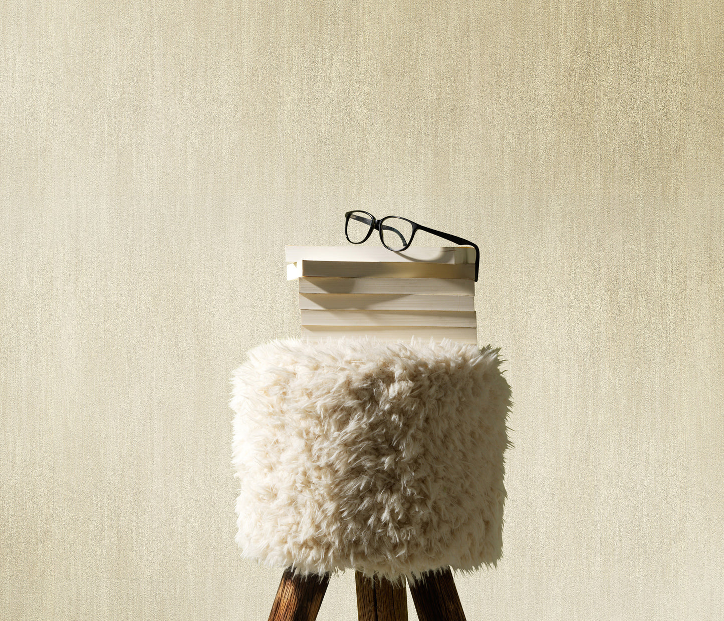 Modern Beige Textured Wallpaper | Vinyl Wallpaper Non-Woven | Neutral Sand Minimalist Wall Covering | Warm Fabric Effect | Cameo Collection