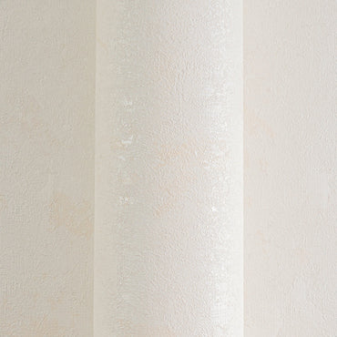 White Textured Plain Modern Rustic Faux Concrete Wallpaper