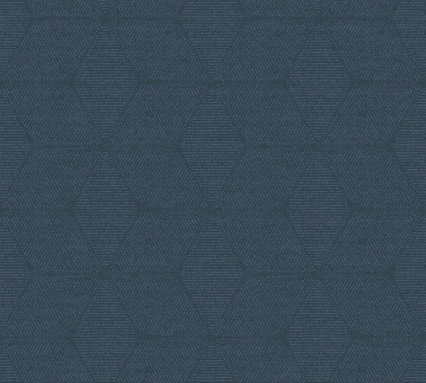 Dark Blue Geometric Textured Vinyl Wallpaper