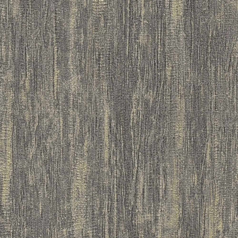 Dark Charcoal Textured Vinyl Wallpaper – Modern Linen Look Wall Covering