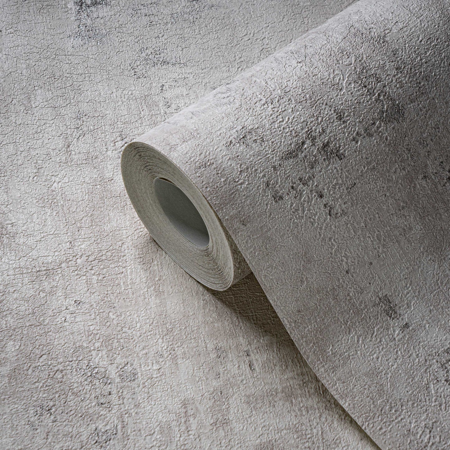 Light Beige Concrete Look Vinyl Wallpaper – Modern Textured Wall Covering