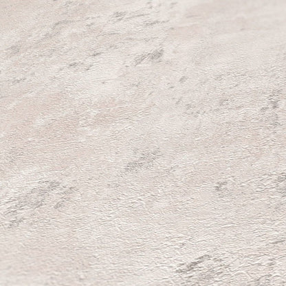 Light Beige Concrete Look Vinyl Wallpaper – Modern Textured Wall Covering