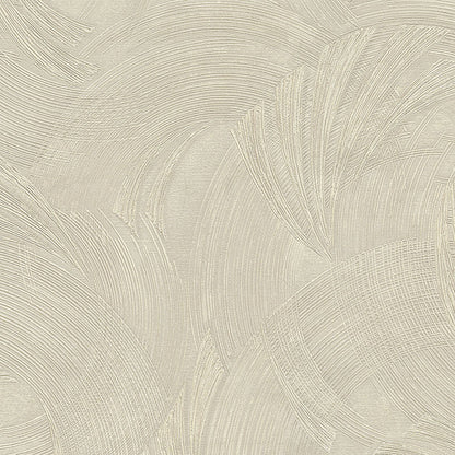 Beige Textured Vinyl Wallpaper – Elegant Plaster Brush Pattern Wall Covering
