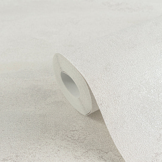 Modern Concrete Faux Plaster Plain Textured Wallpaper