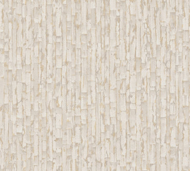 Taupe Textured Vinyl Fabric Look Wallpaper