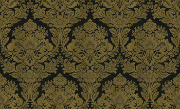 Luxury Classic Damask Wallpaper Black Gold Elegant Baroque Wallcovering